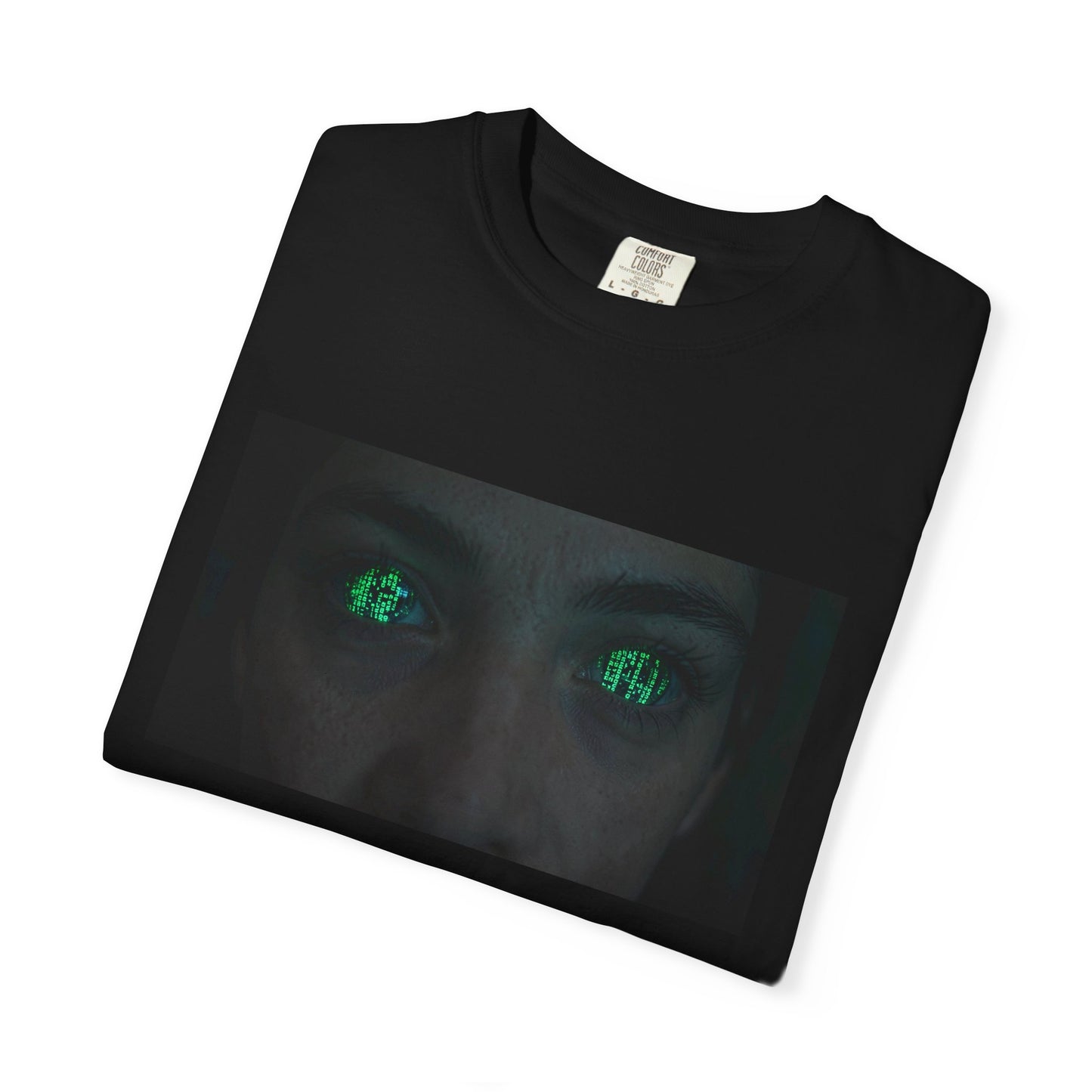 A Close-Up Of A Humans Eyes Reflecting The Scrolli | Custom